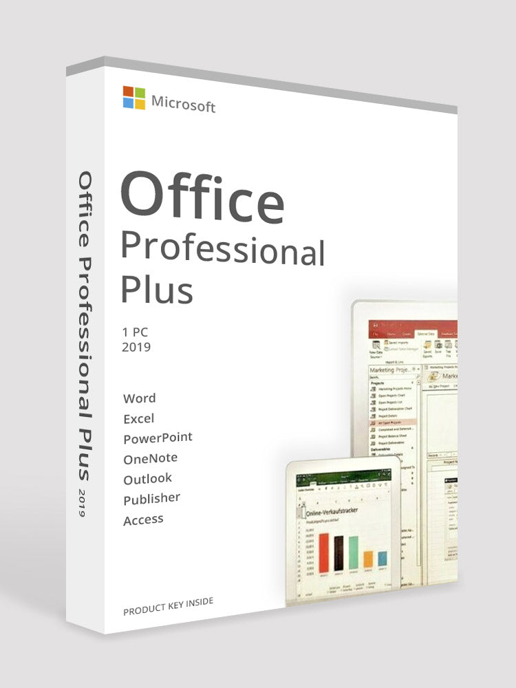 Microsoft Office 2019 Professional Plus (PC) - Microsoft Account - Digital delivery - English